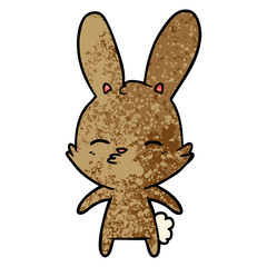 curious bunny cartoon