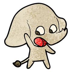 cute cartoon elephant