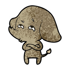 cartoon elephant remembering
