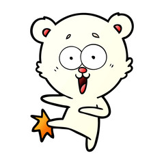 happy polar bear cartoon