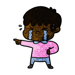 crying boy cartoon