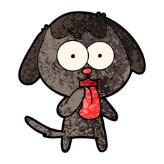 cute cartoon dog