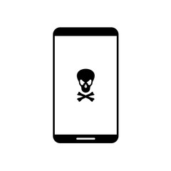 Mobile virus illustration