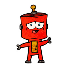 cartoon robot