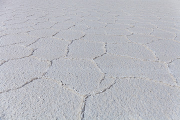 Fototapeta na wymiar the heart of the Salar de Uyuni salt marsh