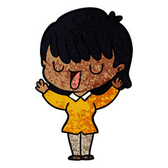cartoon woman