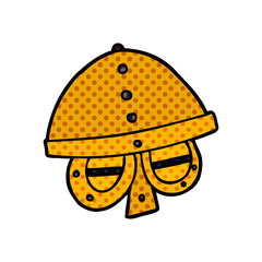 cartoon medieval helmet