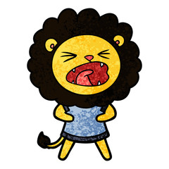 cartoon lion