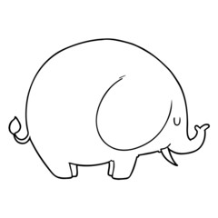 cartoon elephant