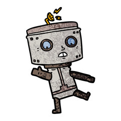 cartoon robot