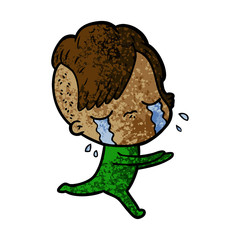 cartoon crying girl