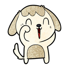 cute cartoon dog