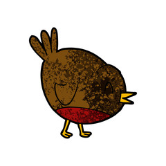 cartoon robin bird