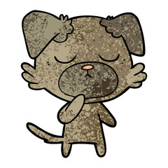 cute cartoon dog