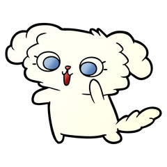 cute cartoon dog