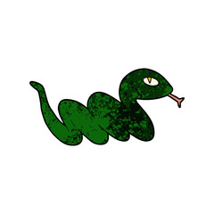 cartoon slithering snake
