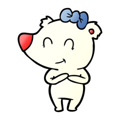 polar bear cartoon