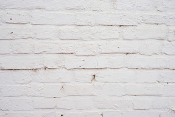 White brick stone blocks wall background and texture.