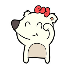 polar bear cartoon