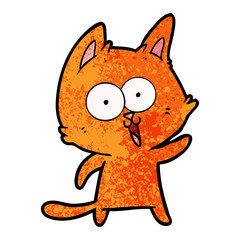 funny cartoon cat
