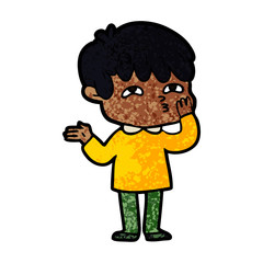 cartoon man confused