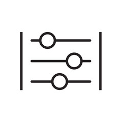 Setting icon Vector illustration, EPS10.