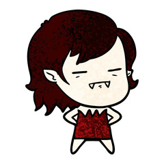 cartoon undead vampire girl