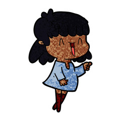 cartoon woman