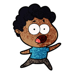 cartoon man gasping in surprise
