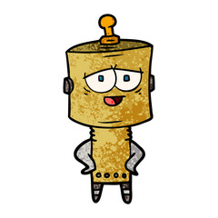 cartoon robot