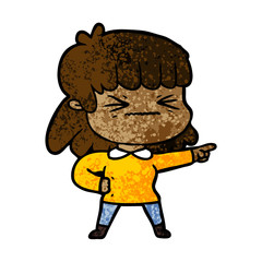 cartoon woman