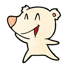 laughing polar bear cartoon