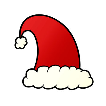 cartoon christmas hat