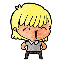 cartoon woman