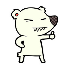 polar bear cartoon