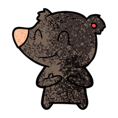 friendly bear cartoon
