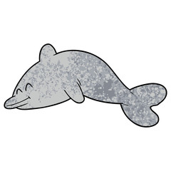 cartoon dolphin