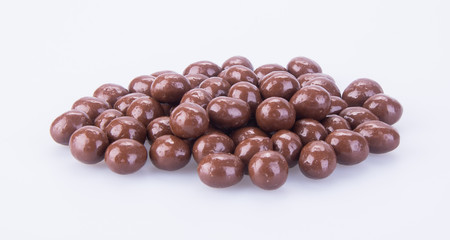 chocolate balls. chocolate balls on a background