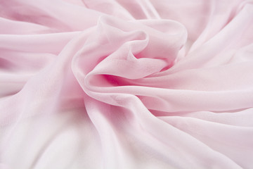 Obraz premium Texture chiffon fabric pink color for backgrounds 