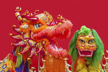 Lion Dance Costume used during Chinese New Year