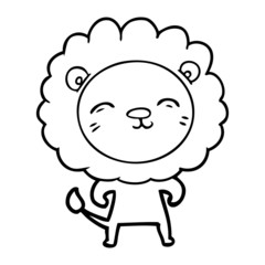 cartoon lion