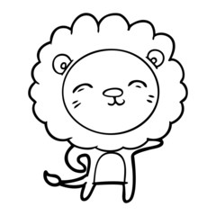 cartoon lion