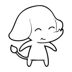 cute cartoon elephant