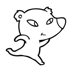 cute cartoon polar bear