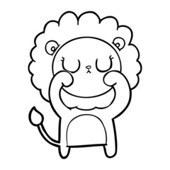 cartoon lion
