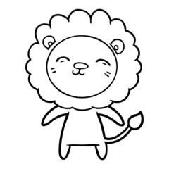cartoon lion