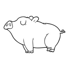 cartoon pig