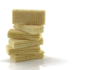 wafer isolated on white background