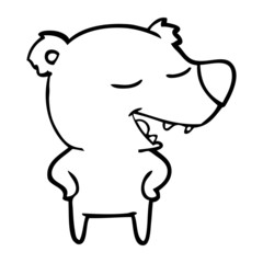cartoon bear
