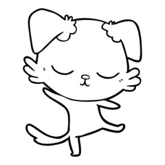 cute cartoon dog